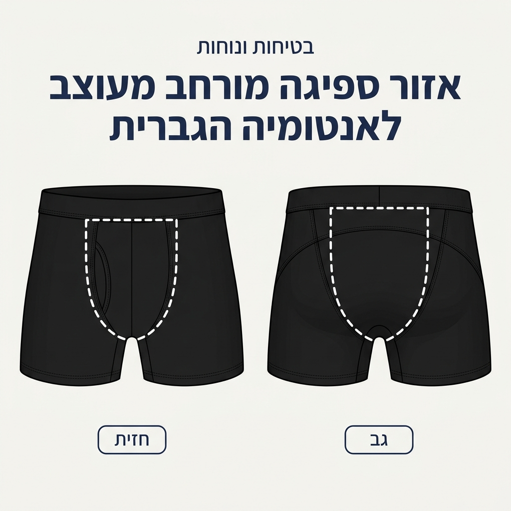 בוקסר מגן | סופג דיסקרטי | הגנה ל-3 שנים